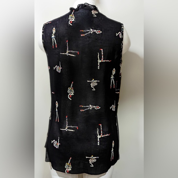 Super artsy unusual vintage top - Picture 2 of 7